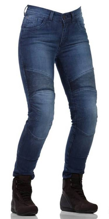 SPODNIE JEANS 115 MOTO LADY BLUE