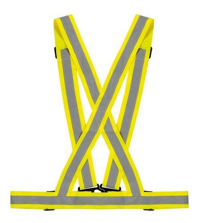 LAMPA 91410 X-Belt odblaskowe pasy bezpieczeństwa, kolor fluo