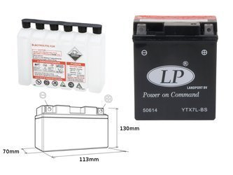 LANDPORT AKUMULATOR YTX7L-BS 12V 6AH