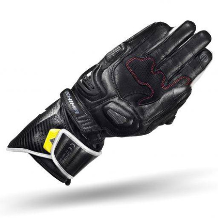 RĘKAWICE SKÓRZANE SHIMA RS-2 BLACK WHITE