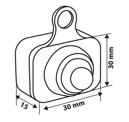 LAMPA 90463 On & Off przełącznik wodoodporny 12 V 