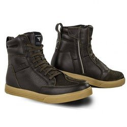 BUTY SKÓRZANE MOTOCYKLOWE TRAMPKI SHIMA BLAKE BROWN