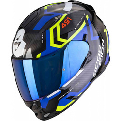 KASK INTEGRALNY SCORPION EXO-491 BK-BLUE_NEON