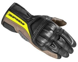 RĘKAWICE SKÓRZANE SPIDI TX-PRO BRĄZOWE NEON