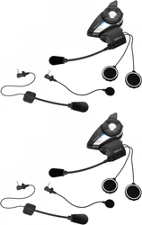 SENA INTERKOM MOTOCYKLOWY 20S EVO BLUETOOTH 4.1 DO 2000M Z RADIEM FM I UNIWERSALNYM ZESTAWEM MIKROFONÓW DUAL