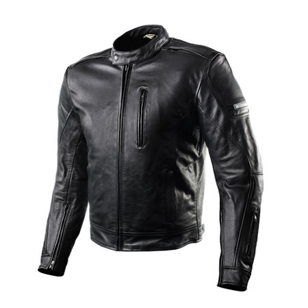 KURTKA SKÓRZANA SHIMA HUNTER+ BLACK
