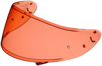 Szyba CWR-1 do kasków Shoei rozświetlająca pomarańczowa