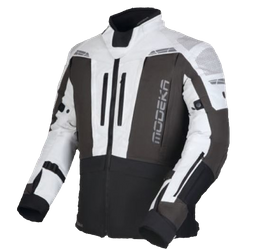 Modeka kurtka HYDRON popielaty/c.szary/czarny