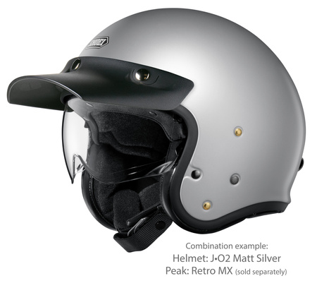 Shoei kask J.O2 Matt Light Silver