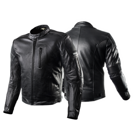 KURTKA SKÓRZANA SHIMA HUNTER+ BLACK