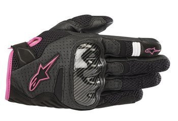 RĘKAWICE ALPINESTARS STELLA SMX-1 V2 BLACK PINK