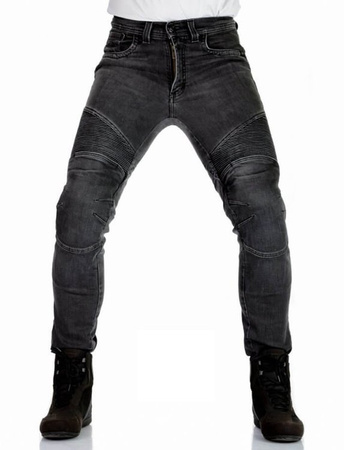 SPODNIE JEANS 115 MOTO GRAY