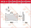 TRW LUCAS KLOCKI HAMULCOWE KH252 KH380 SPIEK METALICZNY SINTER SZOSA