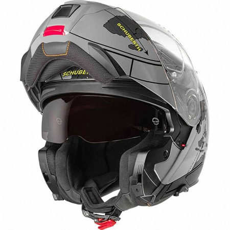 KASK SZCZĘKOWY SCHUBERTH C5 GLOBE GREY