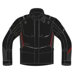 KURTKA MODEKA TROHN CZARNO CIEMNOSZARA