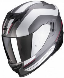 KASK INTEGRALNY SCORPION EXO-520 LEMANS MAT SILVER RED