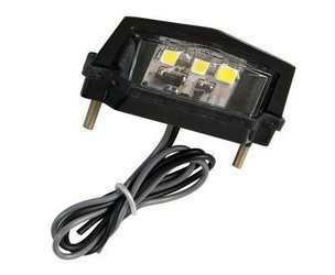 LAMPA 90166 3 punktowe oświetlenie tablicy rejestracyjnej LED-SMD, białe