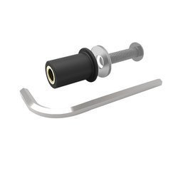 OXFORD ŚRUBY DO OWIEWEK Z GUMKAMI 8SZT SREBRNE