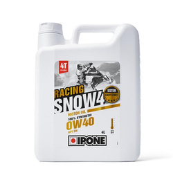 IPONE SNOW RACING 4T 0W40 OLEJ DO SKUTERÓW ŚNIEŻNYCH  SYNTETYK 4L (-45ST.C)