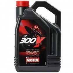 OLEJ SILNIKOWY FULL SYNTETYCZNY MOTUL 300V FACTORY LINE 4T 15W40 4L