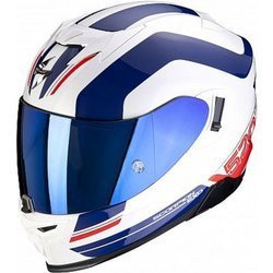 KASK INTEGRALNY SCORPION EXO-520 LEMANS WHITE BLUE RED