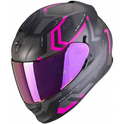 KASK INTEGRALNY SCORPION EXO-491 SPIN Matt Black-Pink