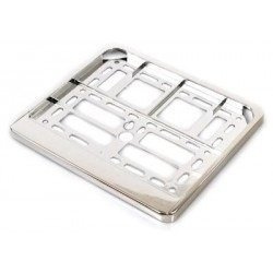 BIKETEC RAMKA POD TABLICĘ REJESTRACYJNĄ CHROM