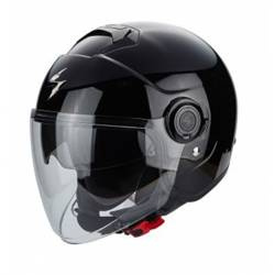 KASK OTWARTY SCORPION EXO-CITY CZARNY POŁYSK