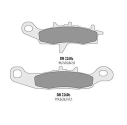 Delta Klocki hamulcowe KH258 KH349