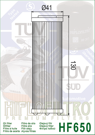 HIFLO FILTR OLEJU HF158 HF650